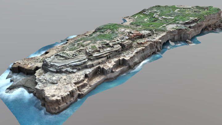 Punta Eolo, Ventotene (Italy) 3D Model