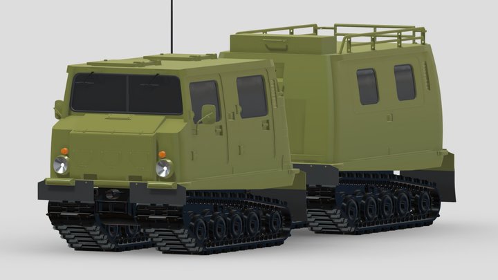 Bandvagn 206 3D Model