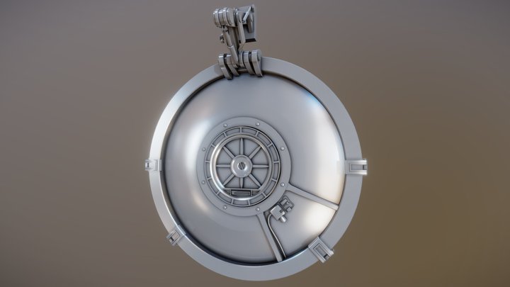 Portal 2 Vault Door (Remaster) 3D Model