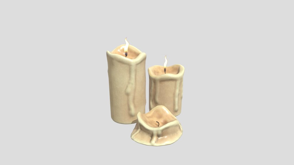 Candles Halloween Asset Bundle
