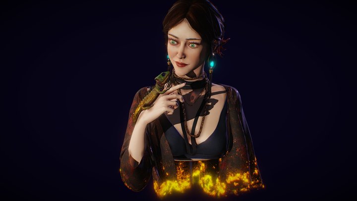 Amanda 3D Model