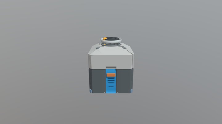 Overwatch Lootbox 3D Model