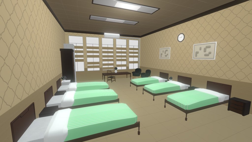 Rec Room - Blue Archive Dormitory