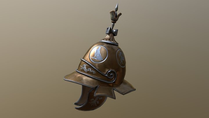 Konos Helmet - Seleucid variant 3D Model