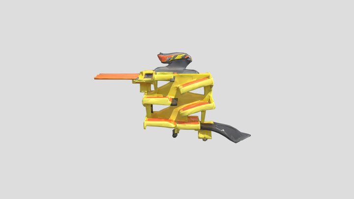 Hot Wheels Wall Track 3D Model