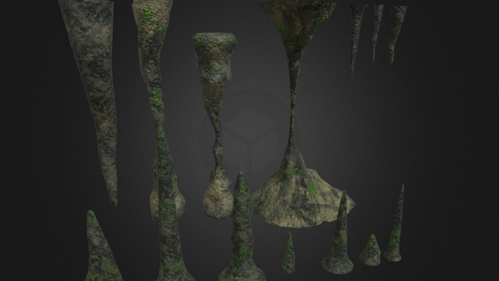 Stalagmites, Collums and Stalacites