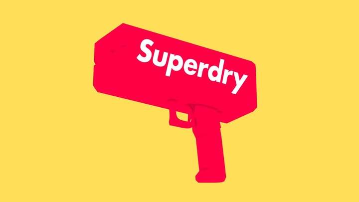 Money Gun 3D Model