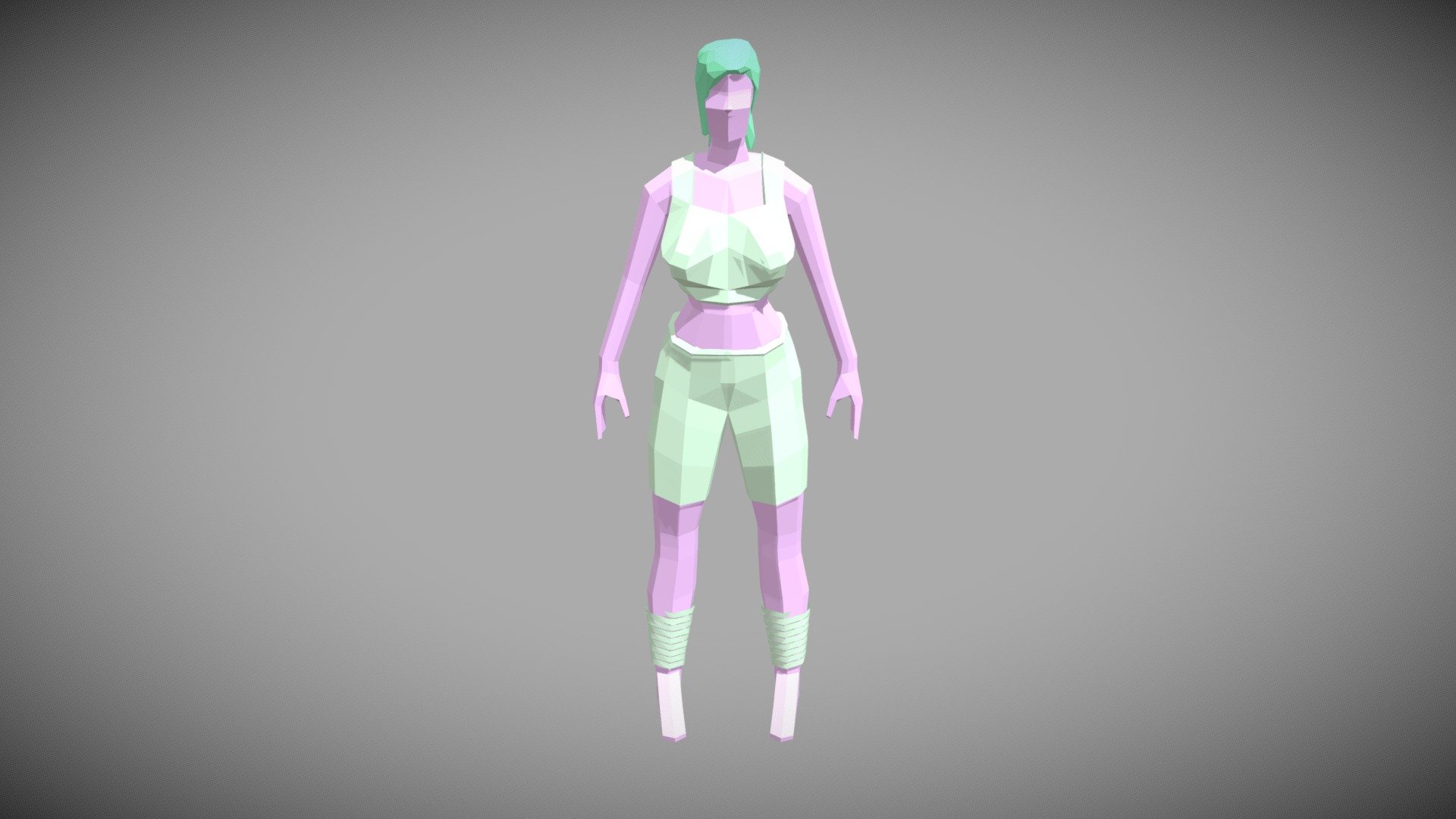 Low-Poly Female Elf - WoW Inspired Character - 3D model by isikdev ...