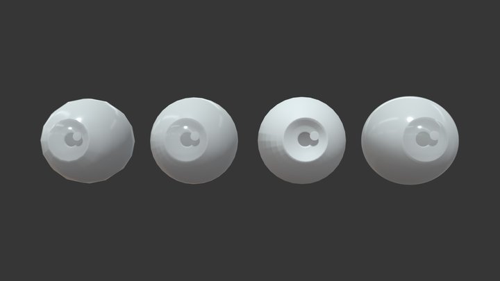 Eye base for sculptors and more 3D Model