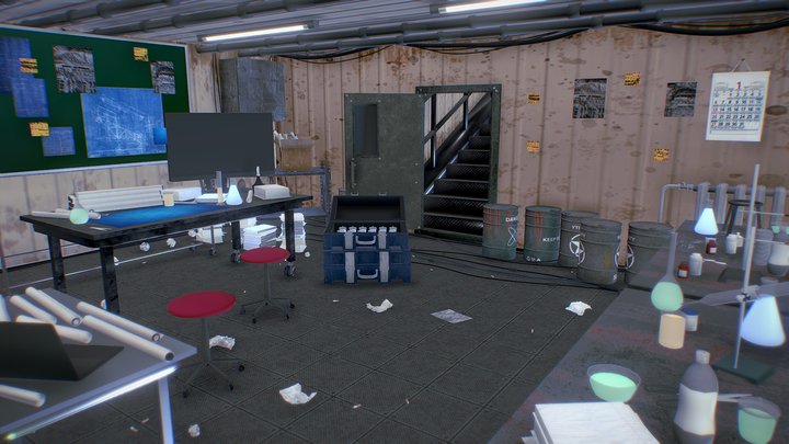 Basement_series_scientist 3D Model