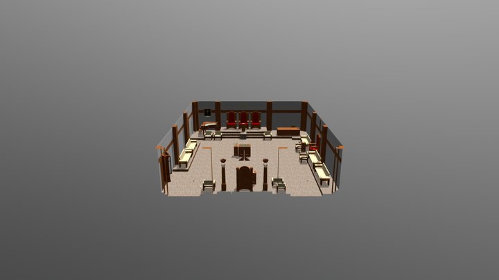 ICMB Lodge Room - in Sketchup 3D Model