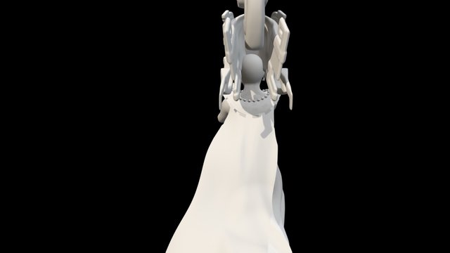 Ixchel Moon Goddess 3D Model