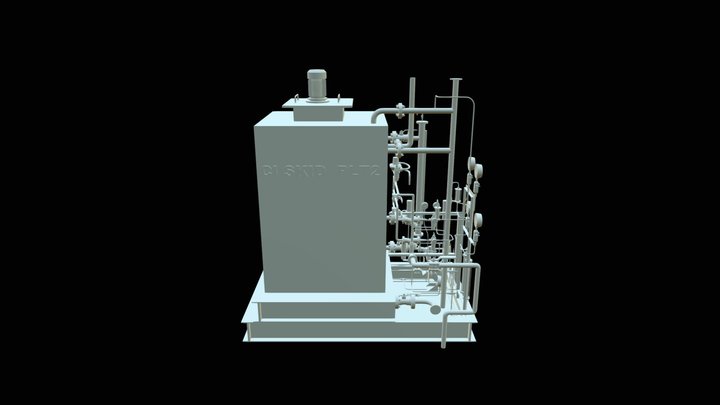 PLATONG II CI SKID 3D Model