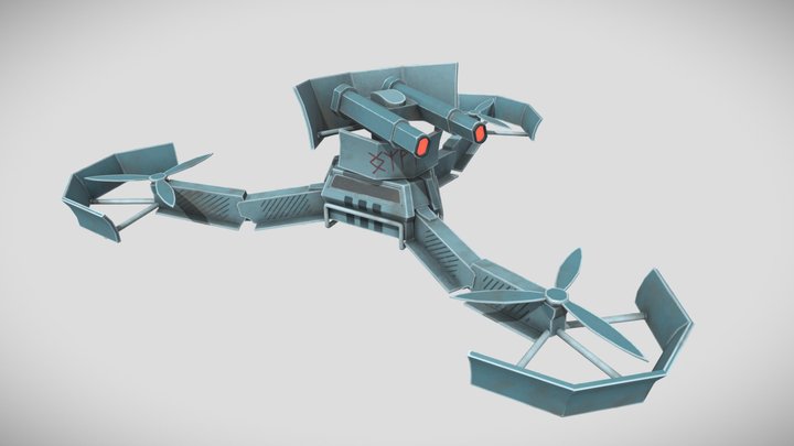Sci Fi Drone 3D Model