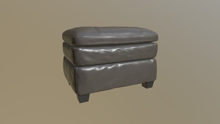Gleason Chair Ottoman 3D Model