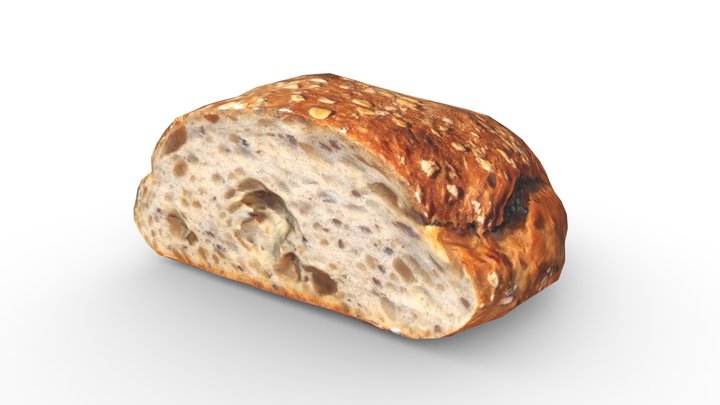 Sliced Bread Loaf (Game Ready / PBR)
