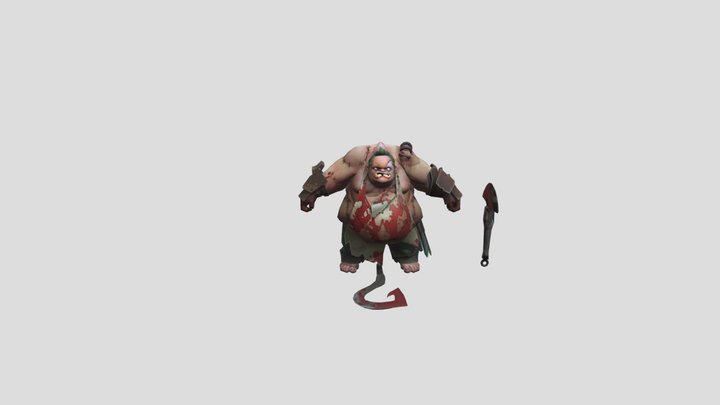 Dota 2 | Pudge animated 3D Model