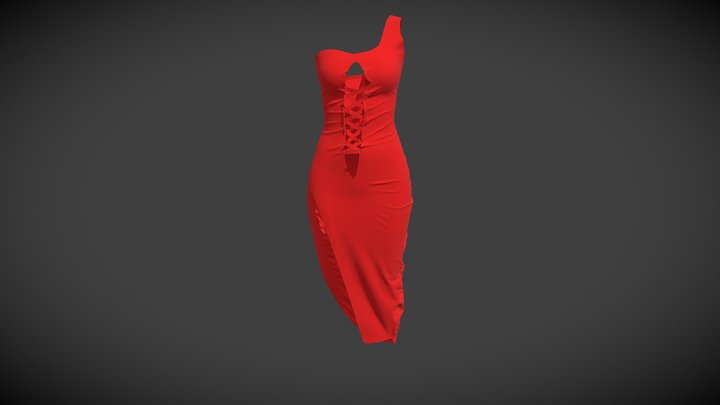 Party Dress 3D Model
