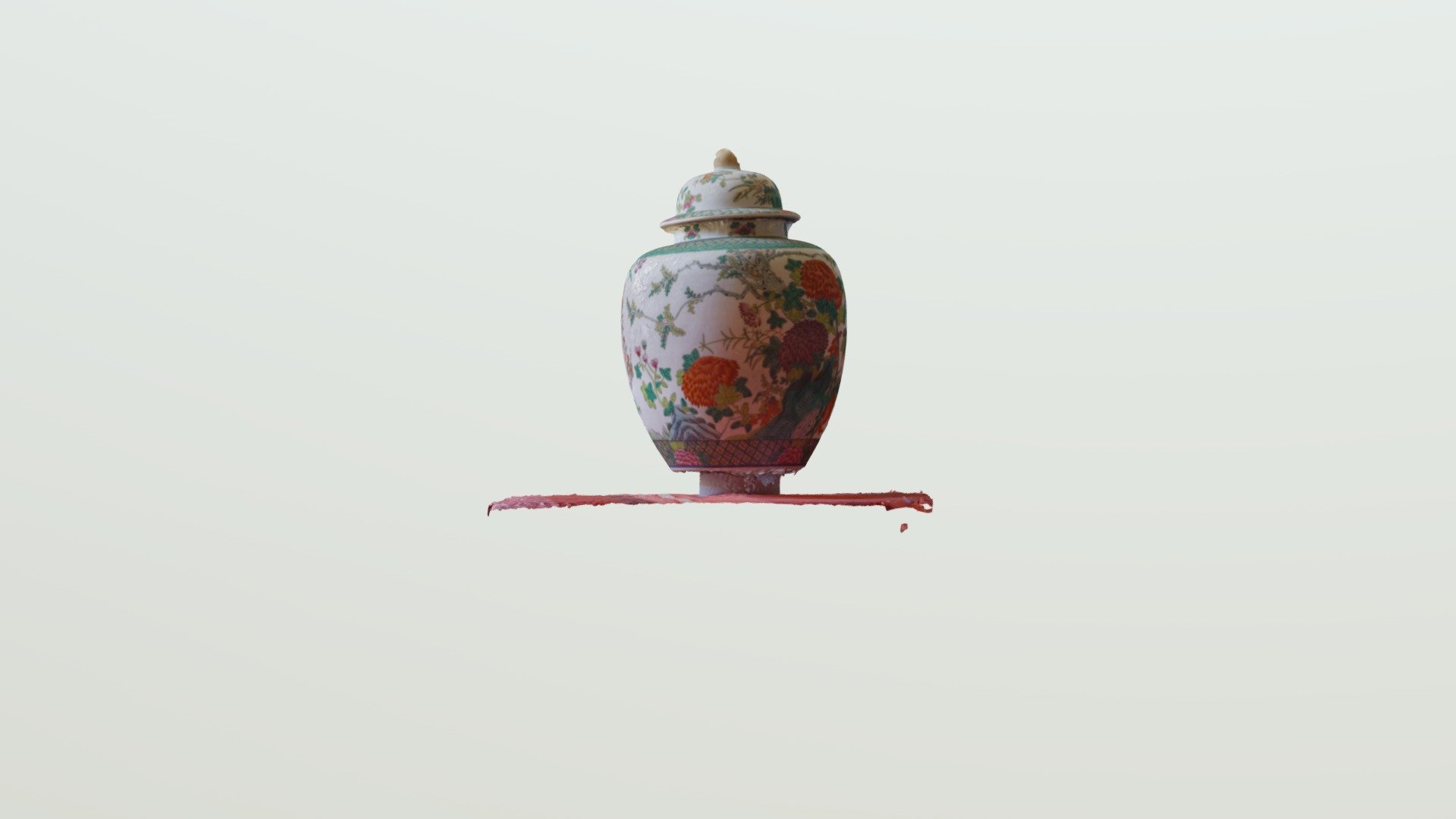 Vase décoré
