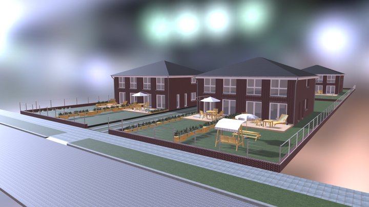 Projekt 784-1 (22043 Hamburg) Außendarstellung 3D Model