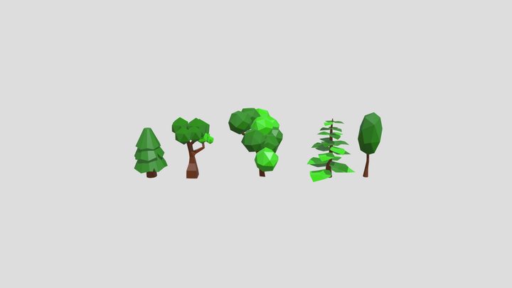 Tree Pack 3D Model