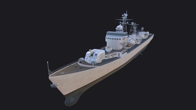 Type 051 Luda Class 3D Model