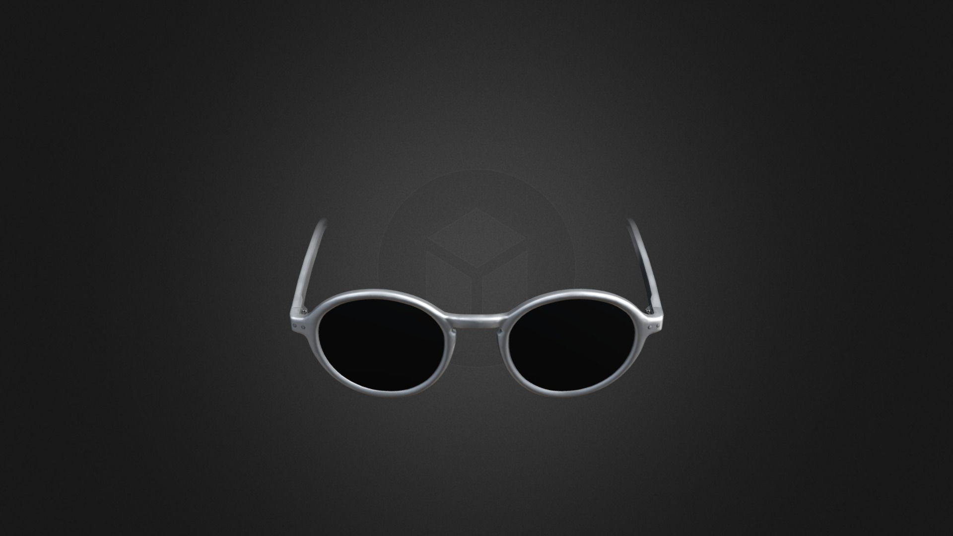 3D model Silver Sunglasses – AR Face Filter - This is a 3D model of the Silver Sunglasses - AR Face Filter. The 3D model is about a pair of sunglasses.