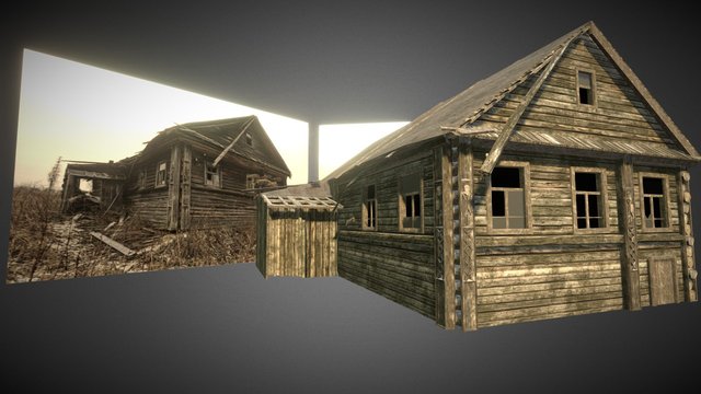Russian House 02 3D Model