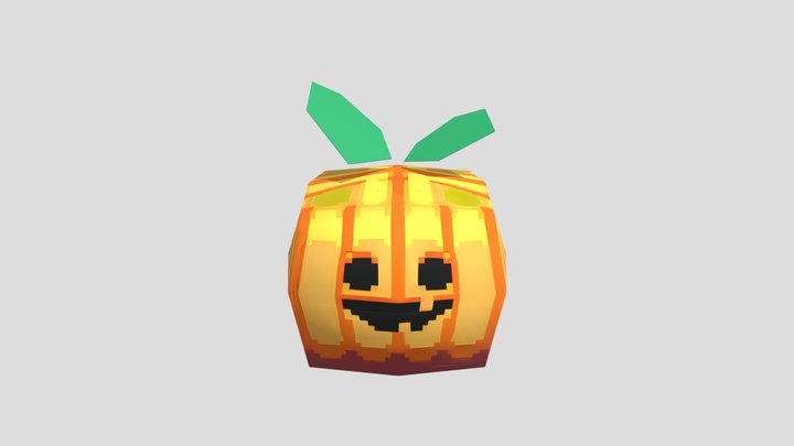 Pumpkin PSX ( 88 Triangles ) :3 3D Model