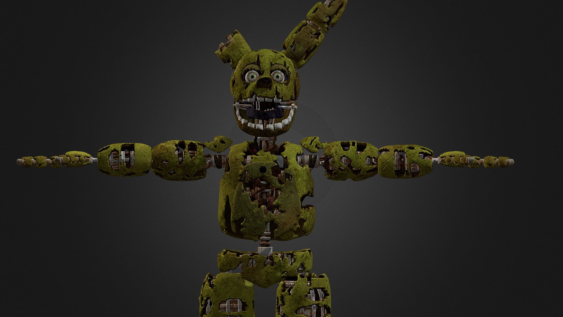 FNAF Springtrap Full Body Wearable Armor With Head 3D Model, 59% OFF