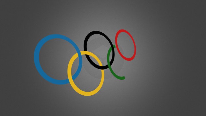 Olympic Rings 3D Model