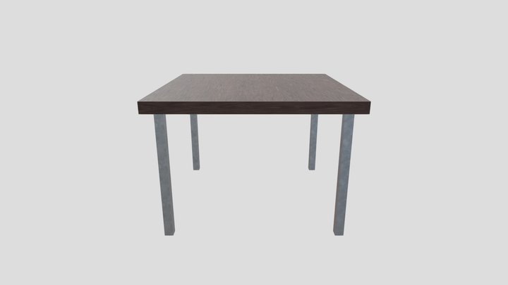Simple UV Unwrapped Table V2 3D Model