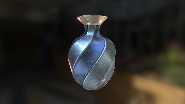 Metal Vase 3D Model