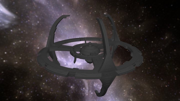 Deep Space Nine - Star Trek 3D Model