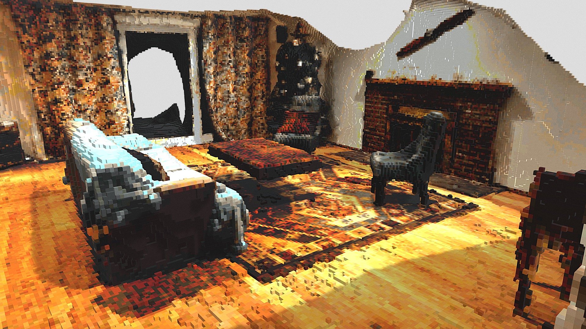Living room (voxels)