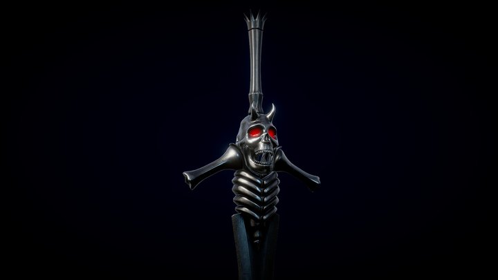 Devil May Cry Rebellion Sword 3D Model
