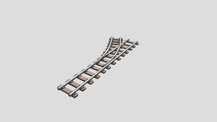 Stylized Section Rail – Free 3D Model STL