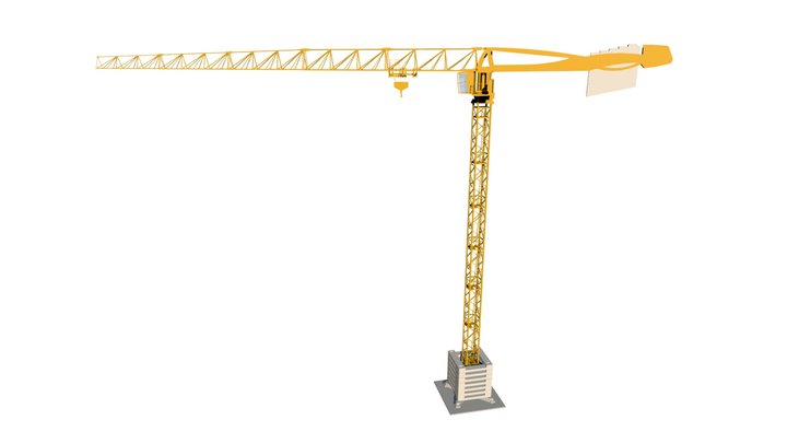 Grue A Tour Potain A 3d Model Collection By J Antunes140 J Antunes140 Sketchfab