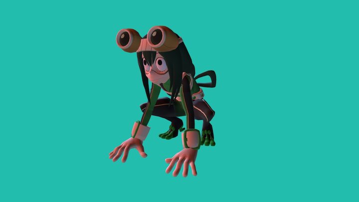 Asui Tsuyu - Hero Suit V2 3D Model