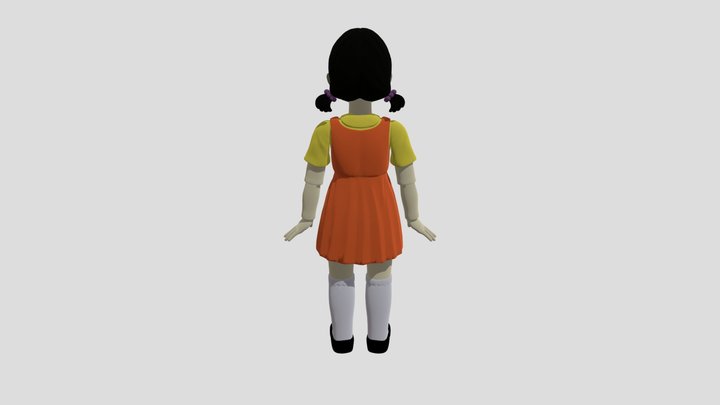 Young-Hee from Squid Game 3D Model