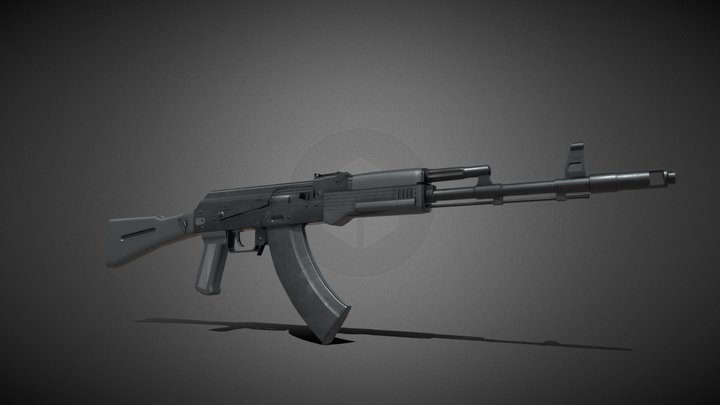 AK74M 3D Model