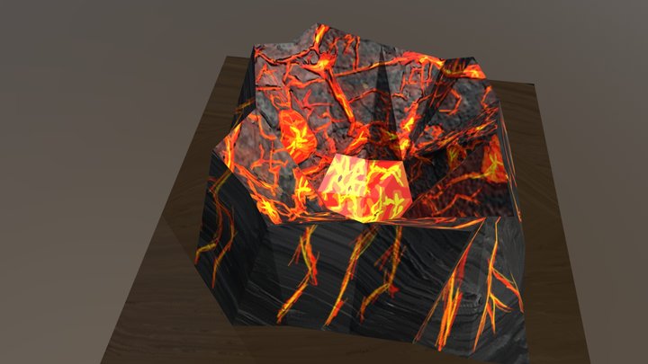 Vulcão 3D Model
