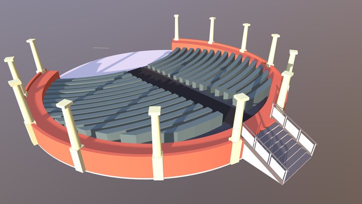 Open Air Auditorium 3D Model