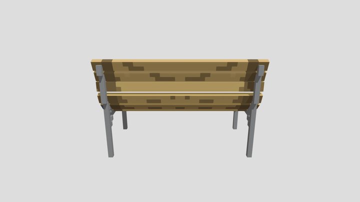 Скамейка 3D Model