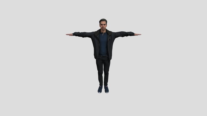 facial__body_animated_party_m_0001_-_actorcore 3D Model