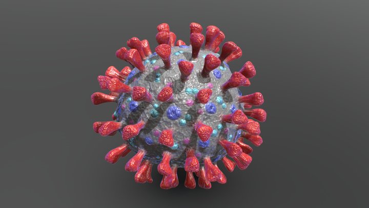 Corona Virus 3D Model