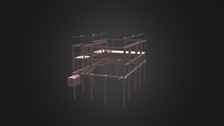 Estrutura Sauna Brazuca 3D Model