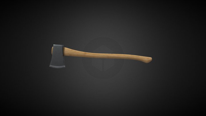 Axe for game use 3D Model
