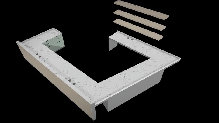 Renal Reception 2 Joinery 3D Model