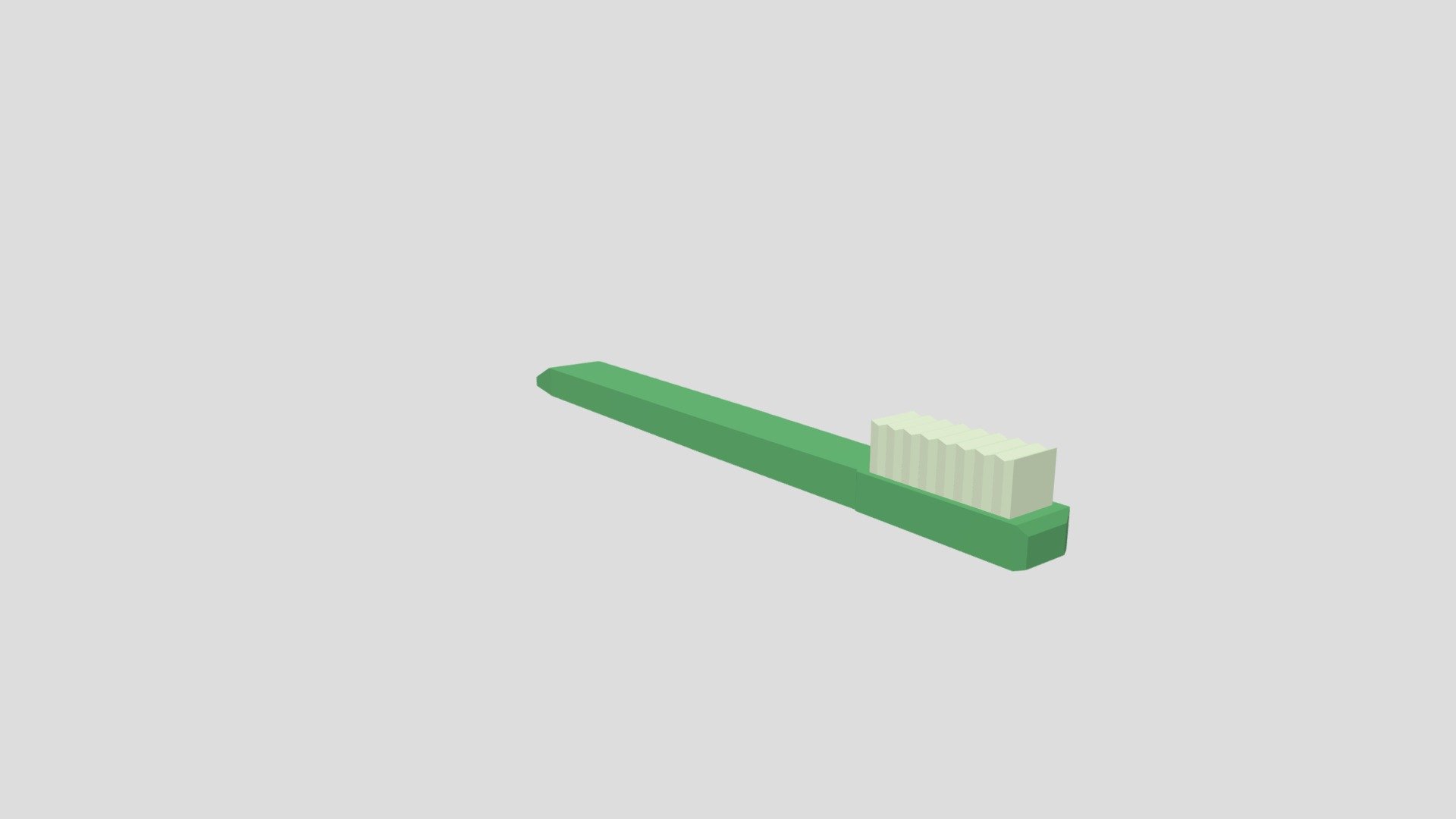 Lowpoly Toothbrush